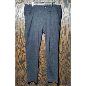Cabi 547 Womens Lean Trouser Ponte Knit Pants Sz 6 Gray High Rise